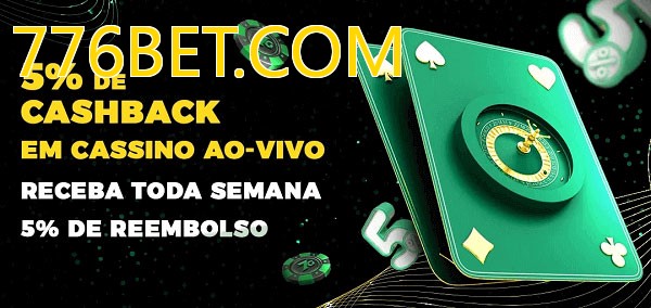 Promoções do cassino ao Vivo 776BET.COM